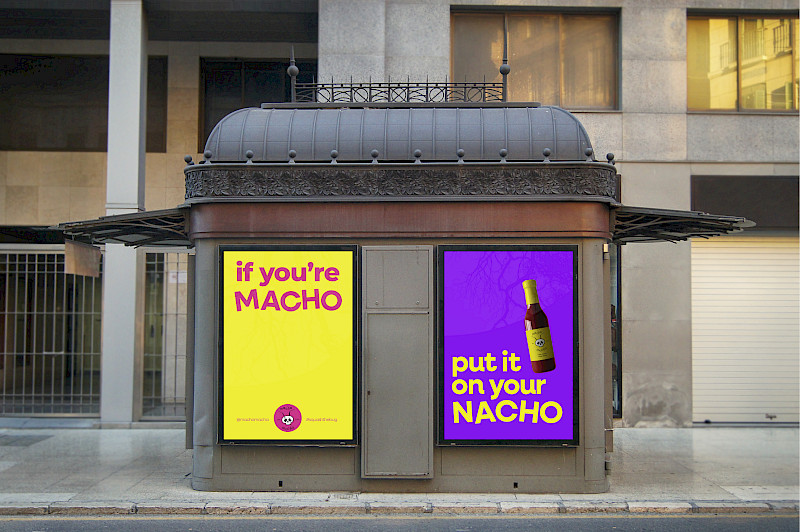 Posters for Macho Macha hot sauce Posters for Macho Macha hot sauce