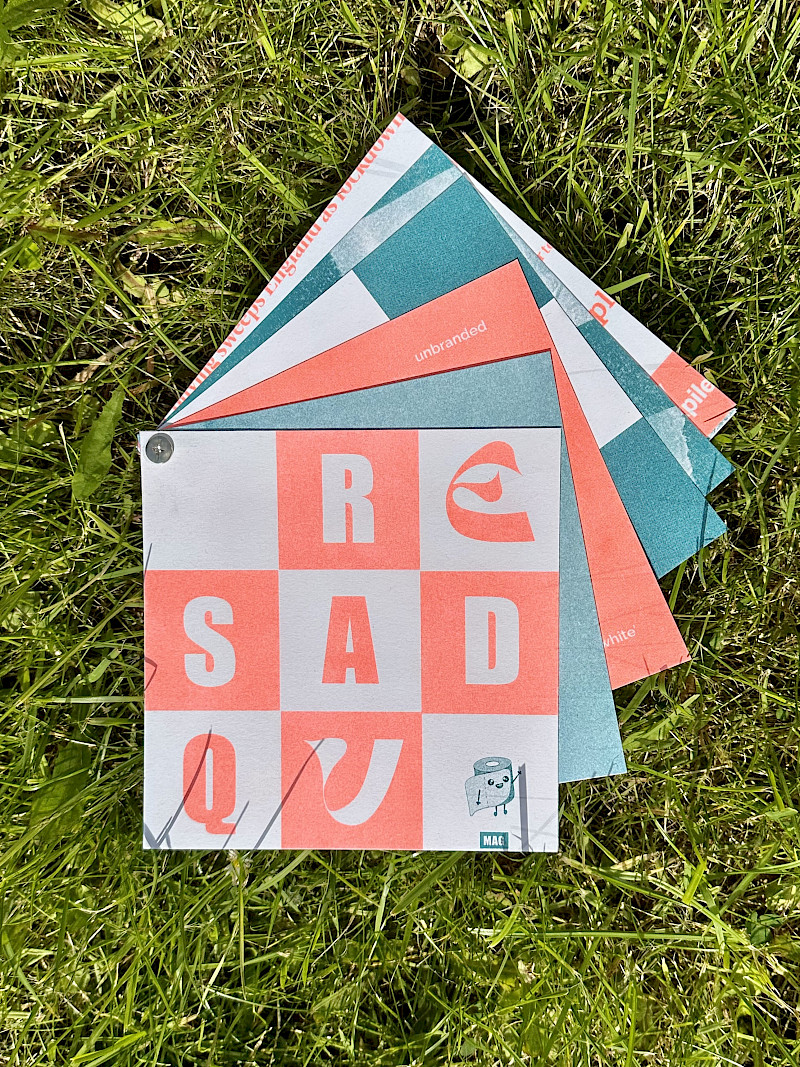 'Squared' a risograph publication exploring the mundanity of toilet roll. 'Squared' a risograph publication exploring the mundanity of toilet roll.