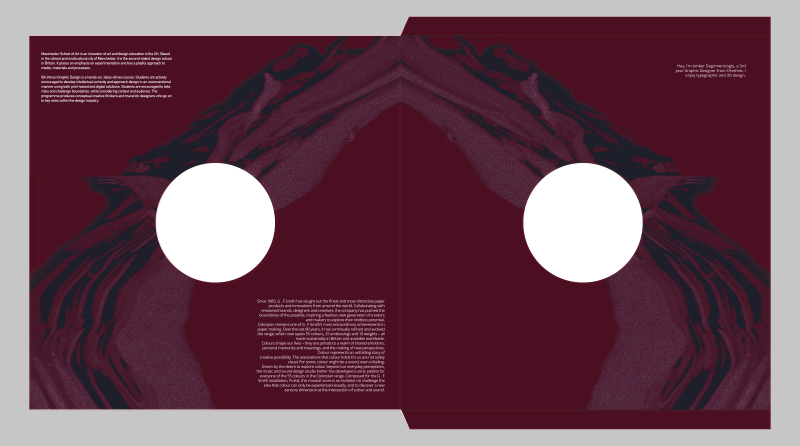 my shortlisted vinyl sleeve for G.F Smith's Portal competition. My designs represents how I visualised movement within the tracks. my shortlisted vinyl sleeve for G.F Smith's Portal competition. My designs represents how I visualised movement within the tracks.