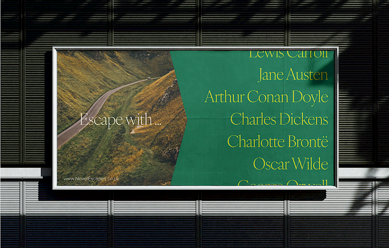 'Novel Escapes', a book travel service for classical literature set in the UK, aiming to immerse customers into a world of their favourite characters. 'Novel Escapes', a book travel service for classical literature set in the UK, aiming to immerse customers into a world of their favourite characters.