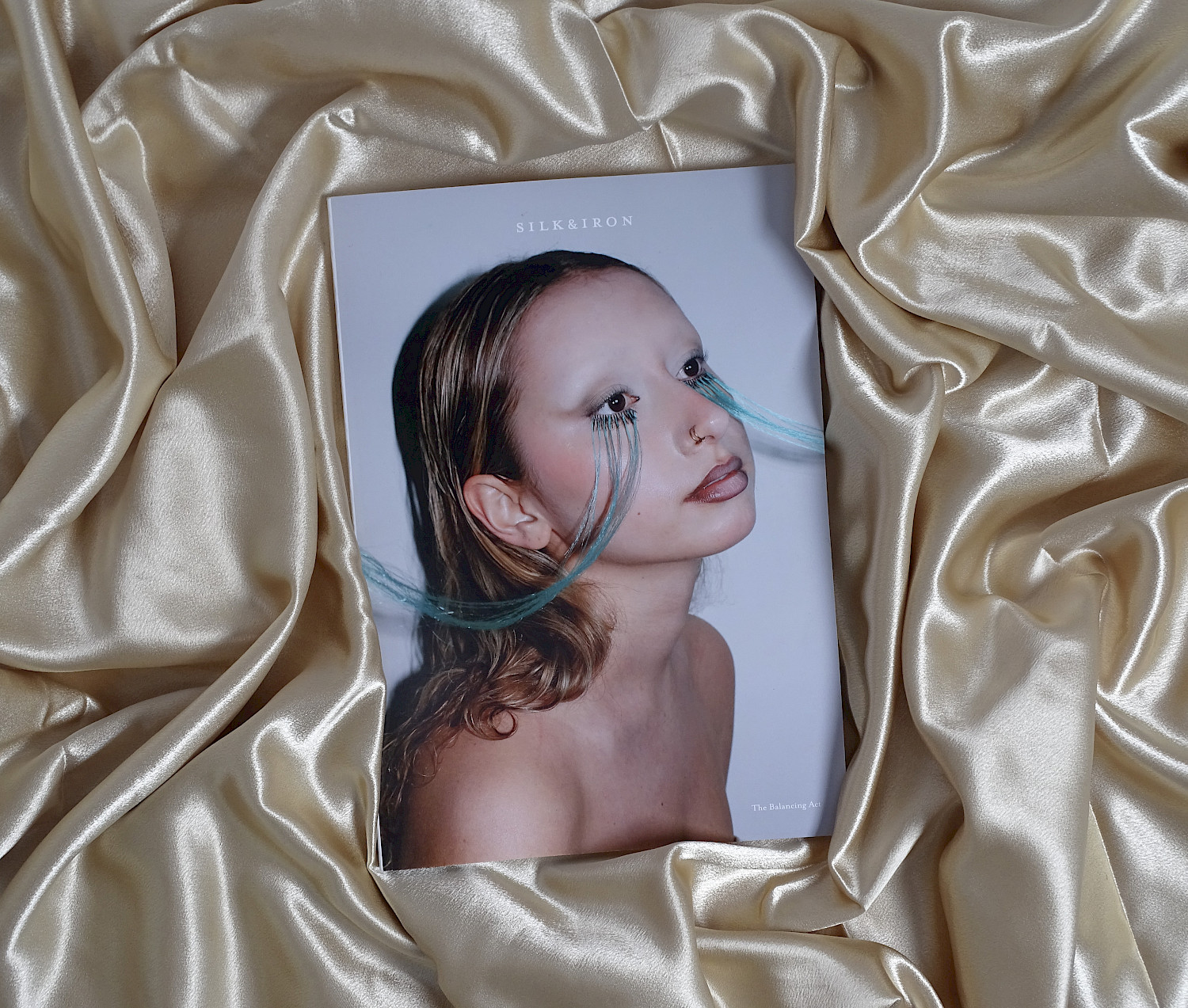 Cover of Silk and Iron magazine, an editorial photography publication created by myself and Olivia Bullock focusing on the balances of womanhood Cover of Silk and Iron magazine, an editorial photography publication created by myself and Olivia Bullock focusing on the balances of womanhood