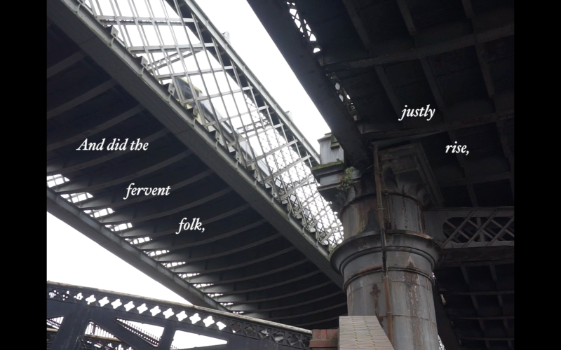 moving image piece 'Albion', a reinterpretation of William Blake's poem 'Jerusalem'. The video features re-written / re-interpreted lyrics for the poem, sung by a small choir of friends of mine. moving image piece 'Albion', a reinterpretation of William Blake's poem 'Jerusalem'. The video features re-written / re-interpreted lyrics for the poem, sung by a small choir of friends of mine.