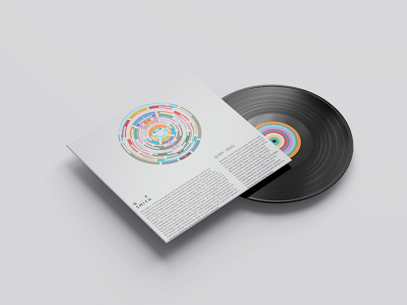 Designed front cover of vinyl record for G.F Smith Designed front cover of vinyl record for G.F Smith