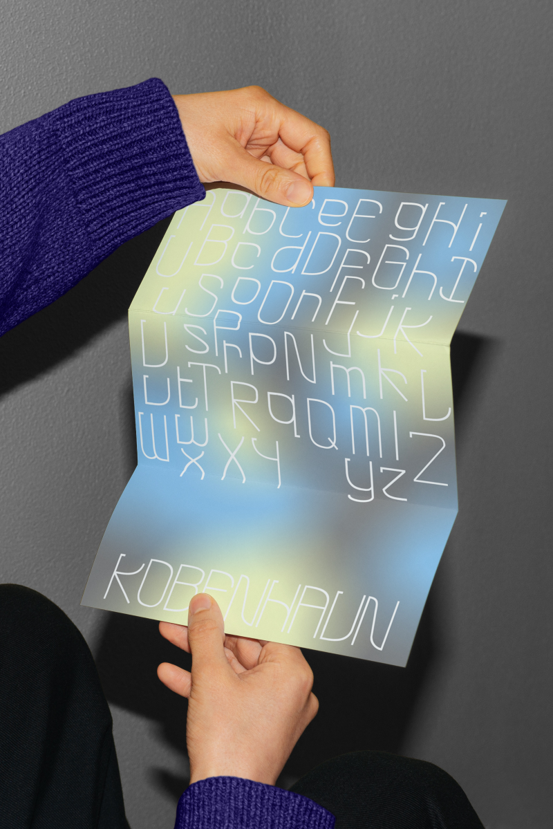 A font I design to be a physical memoir for a trip to Copenhagen. A font I design to be a physical memoir for a trip to Copenhagen.