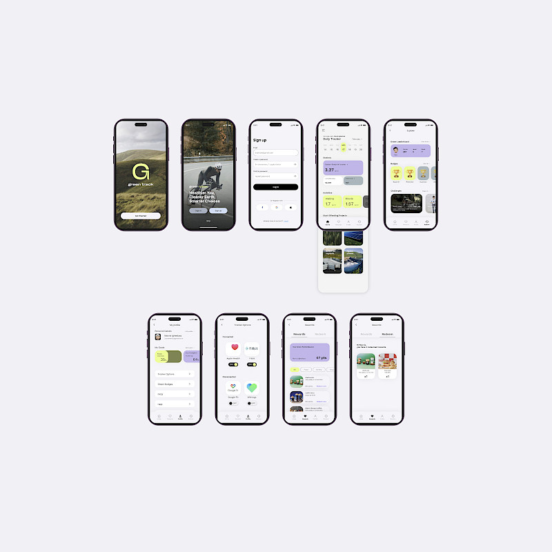 GrenTrek App Design GrenTrek App Design