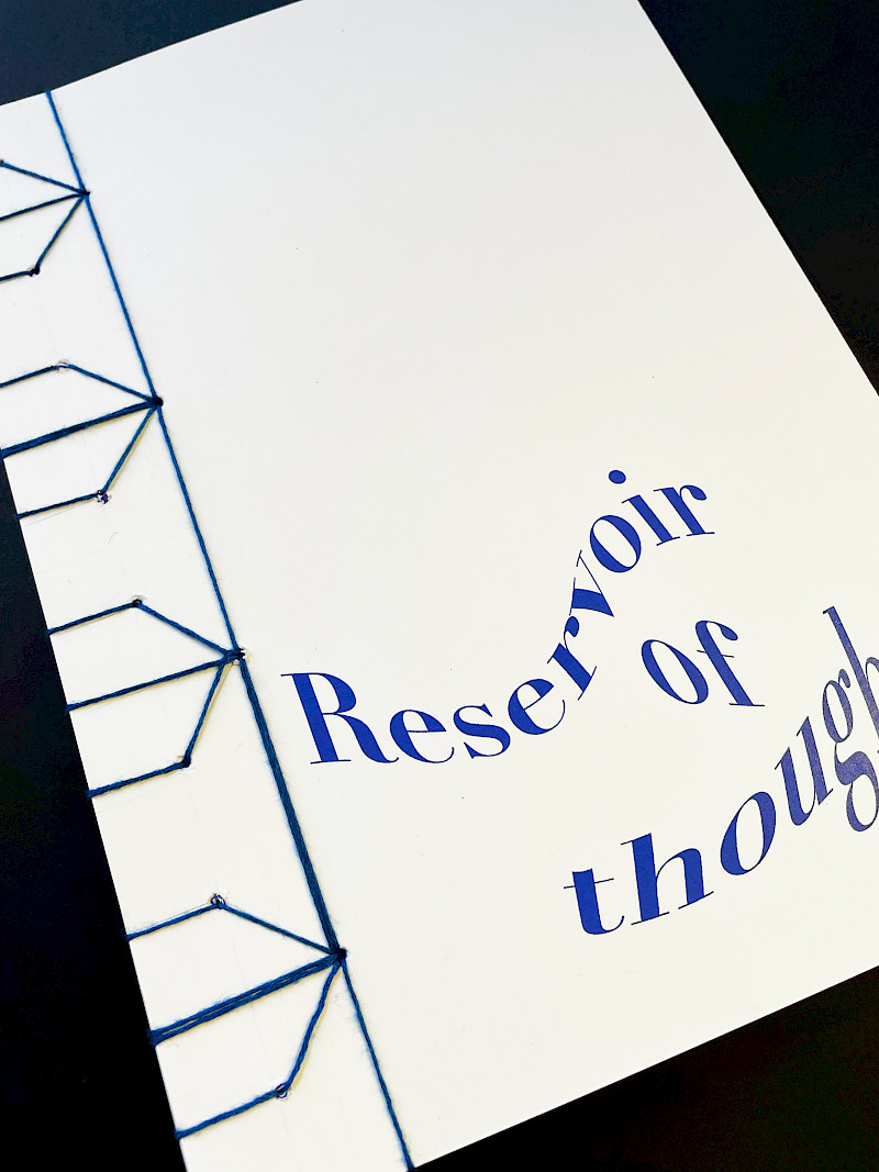 The reservoir of thoughts is a typographic publication that interprets the unconscious mind, it consists of a series of documented human responses all designed as experimental type pieces. The reservoir of thoughts is a typographic publication that interprets the unconscious mind, it consists of a series of documented human responses all designed as experimental type pieces.